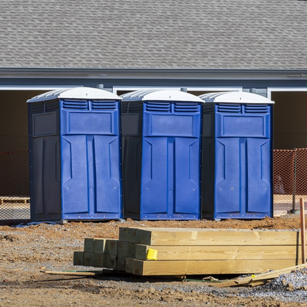 what is the maximum capacity for a single porta potty in Slater